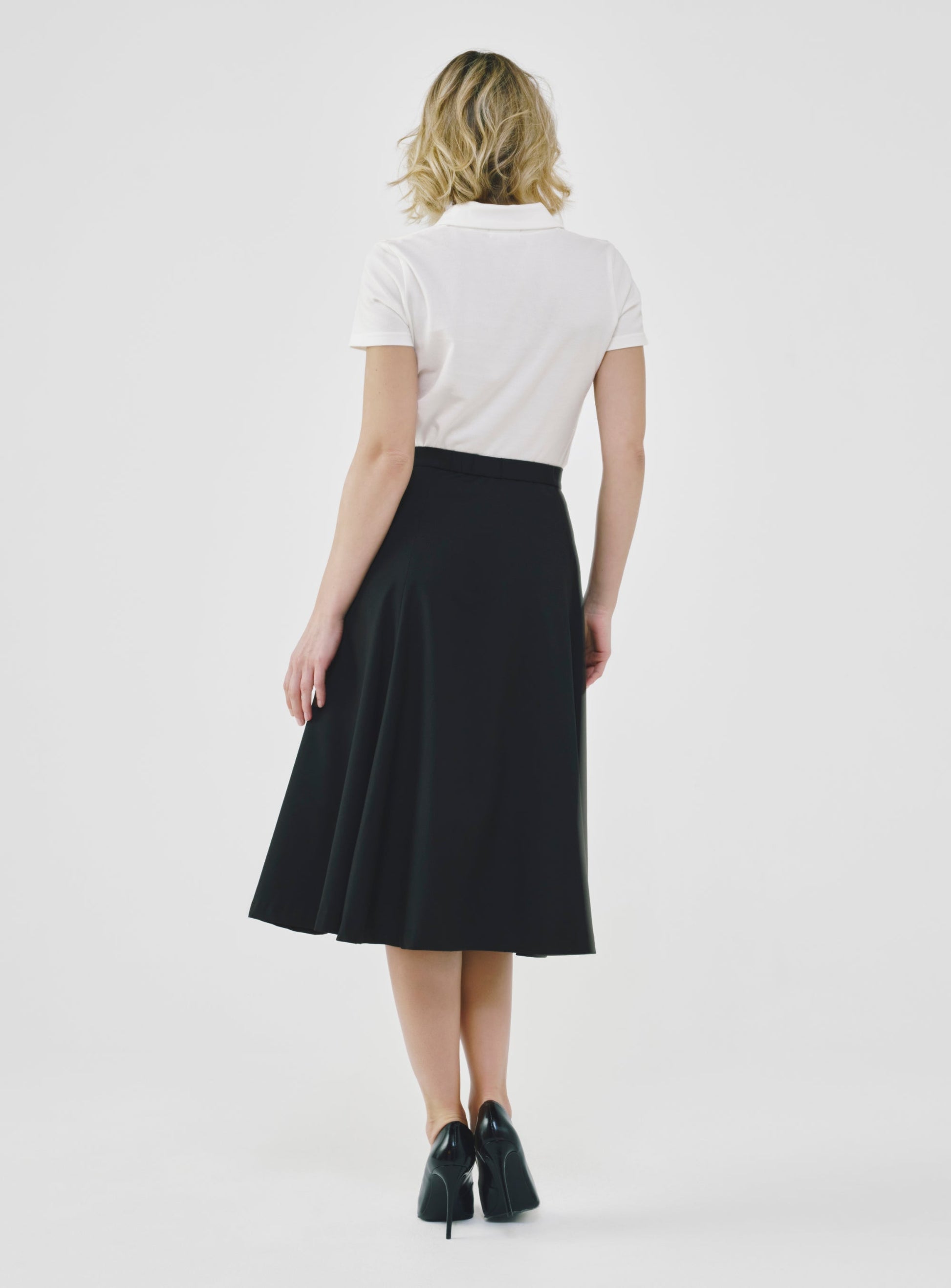 Cotton Polo Shirt with Fancy Tweed
