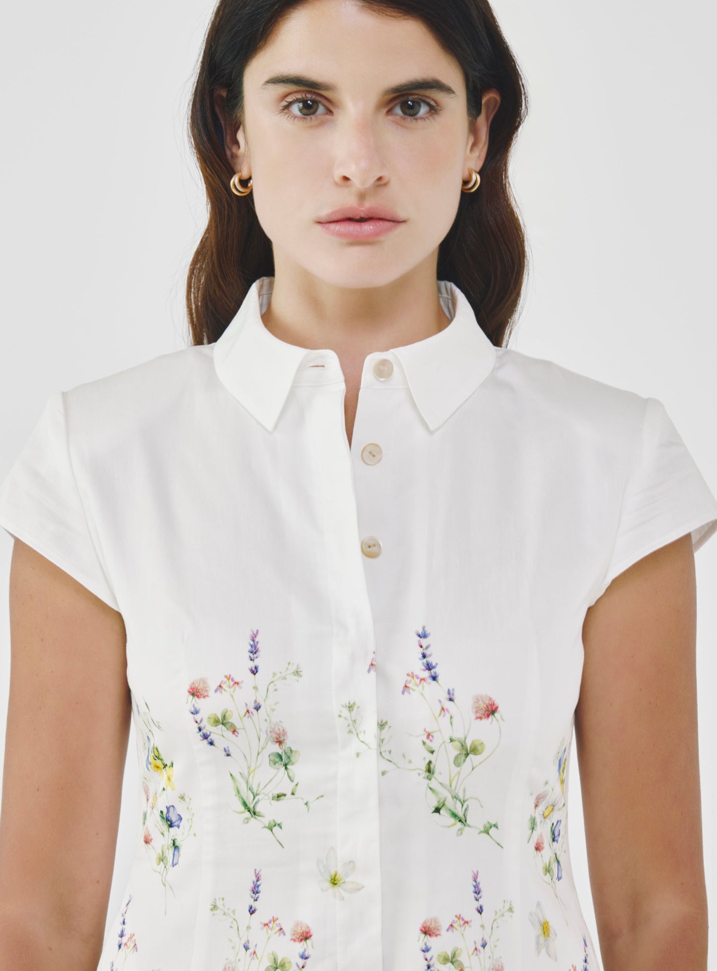 Floral Cotton-Poplin Dress