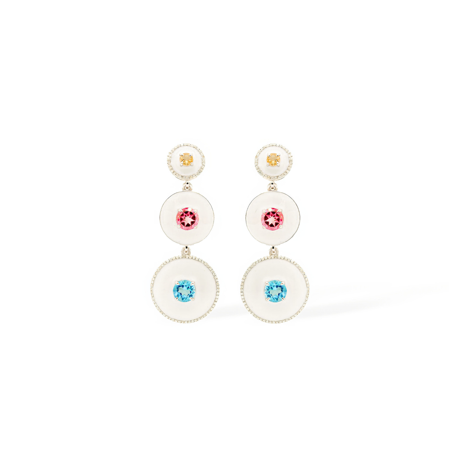 Gemstone Celestia Earrings