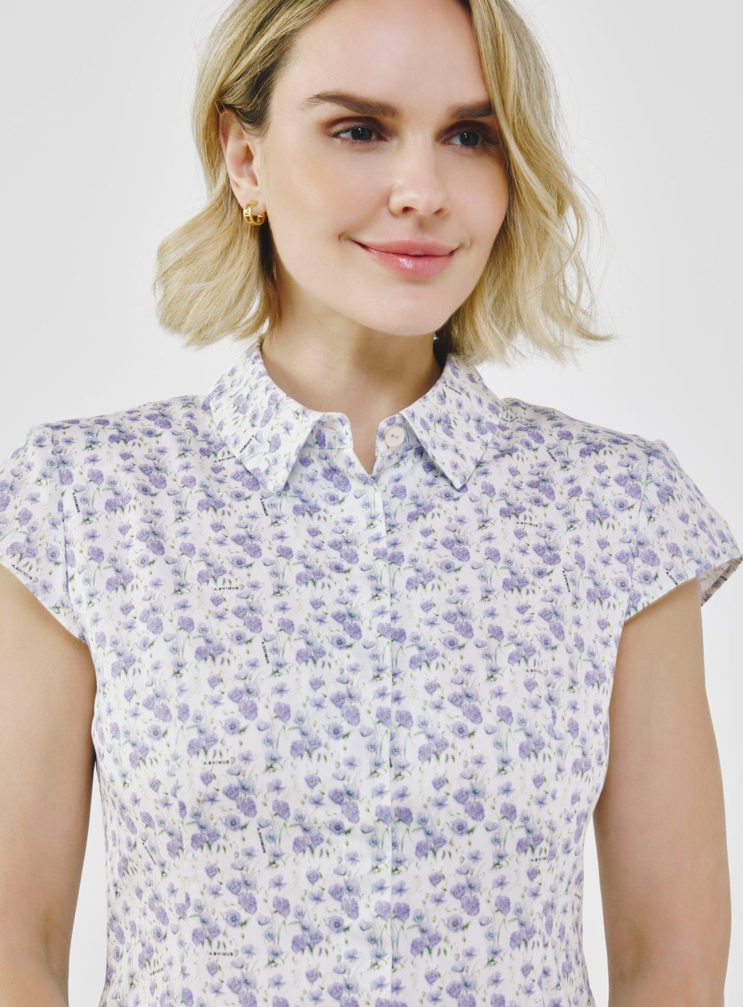 Floral Cotton-Poplin Dress