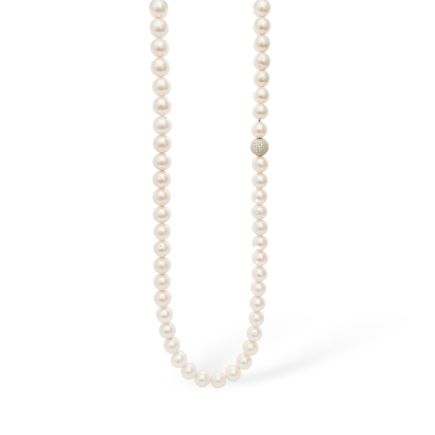 Snow White Tahitian Pearl Necklace