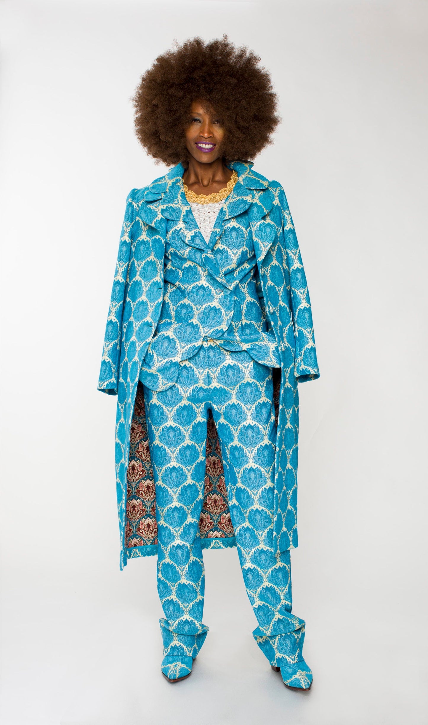 Suit Turquoise