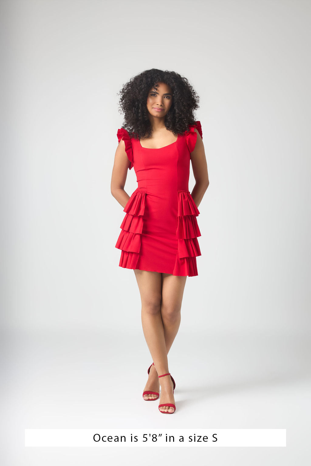 Naomi Ruffle Dress