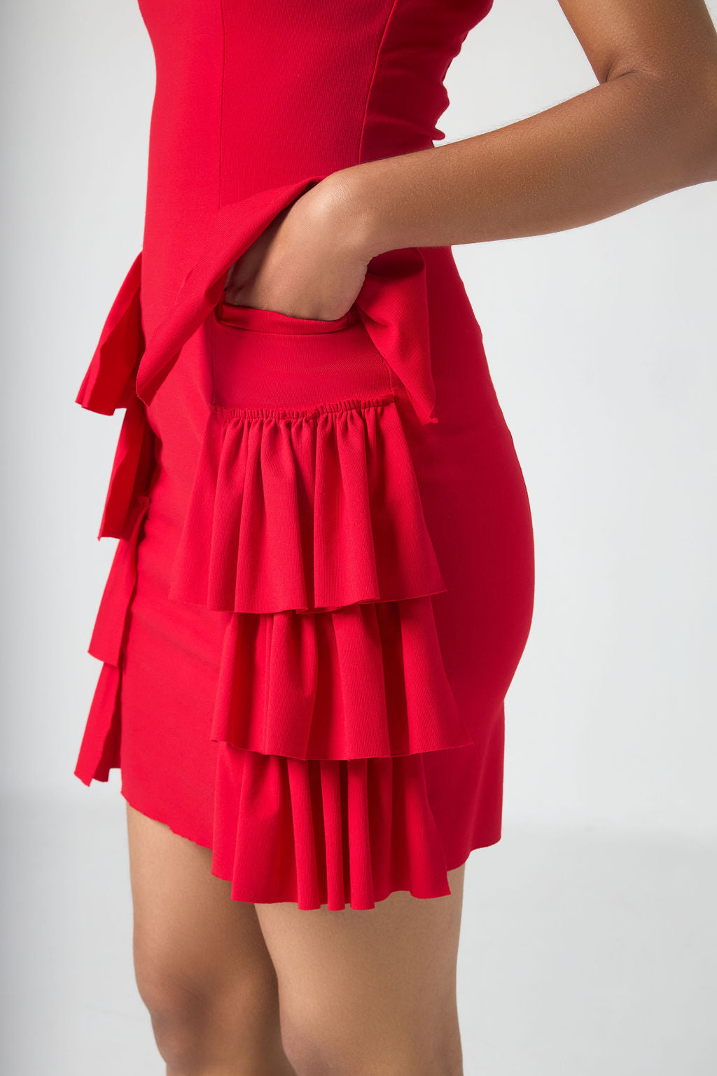 Naomi Ruffle Dress