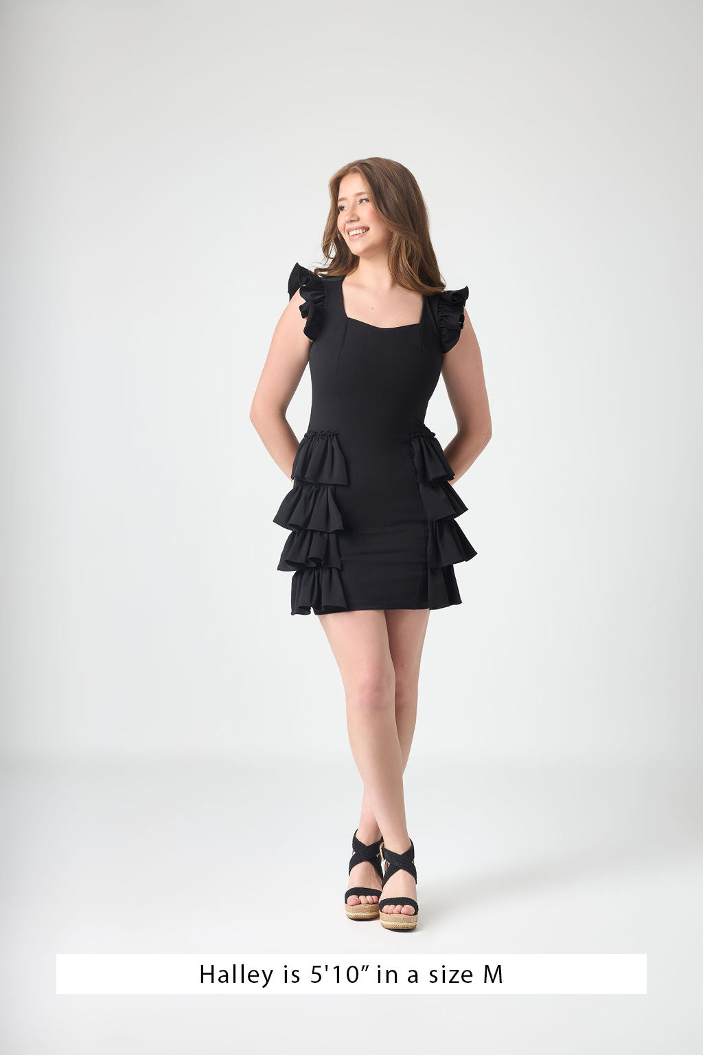 Naomi Ruffle Dress