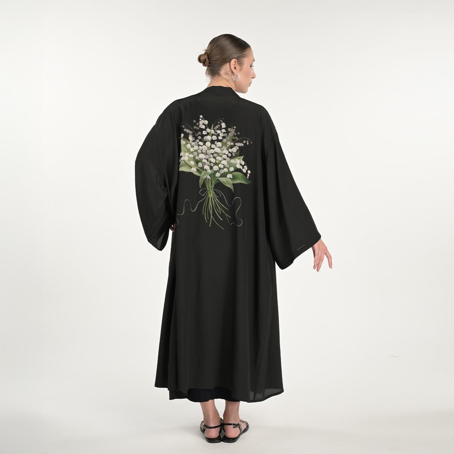 Lily Of The Valley Silk Robe