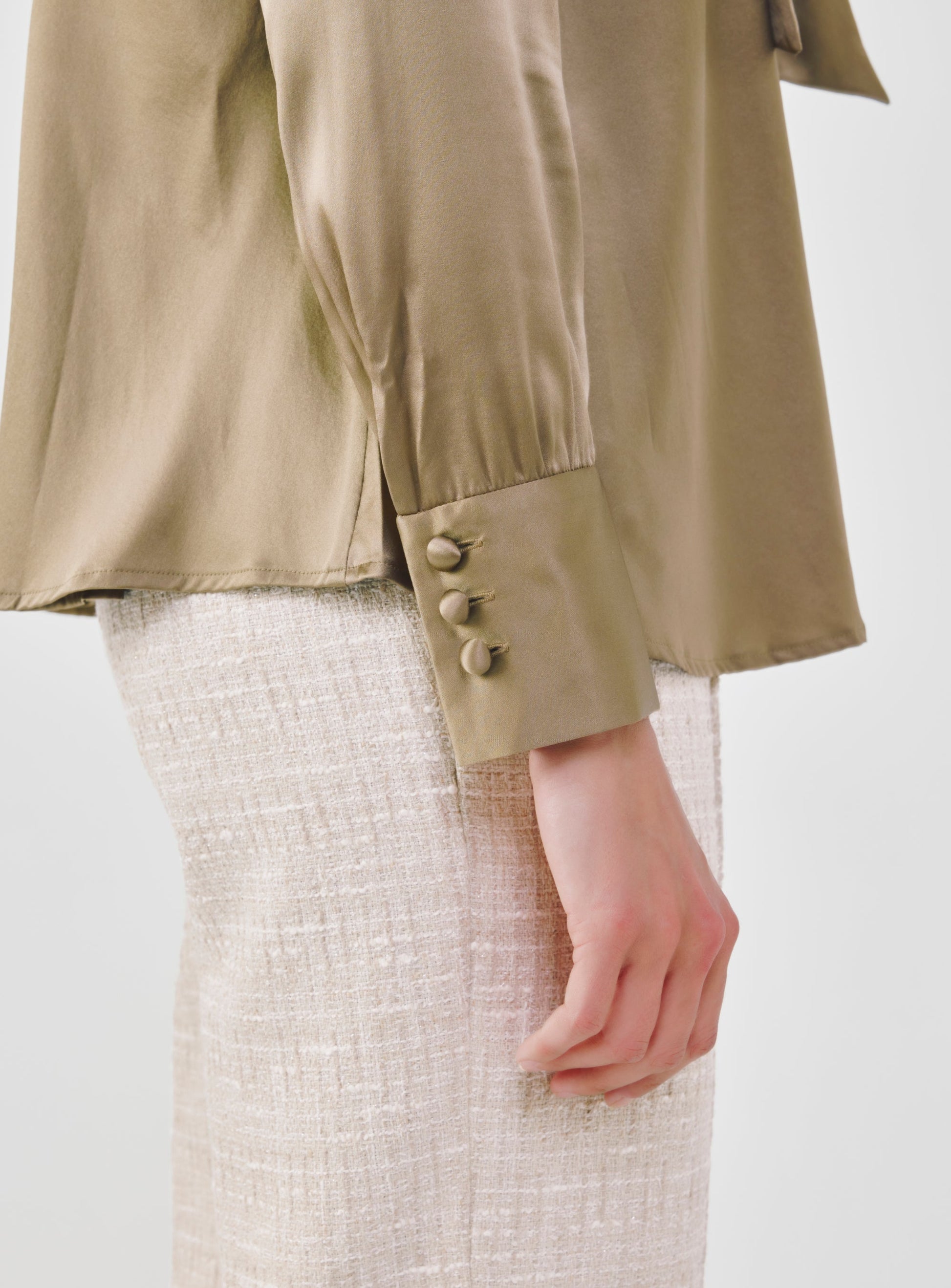 Silk Bow Blouse