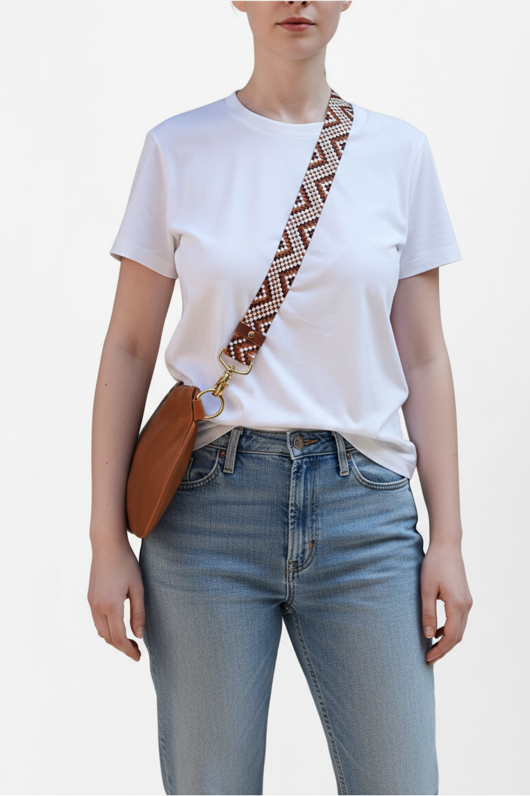 1.5" Geometric Webbing Strap