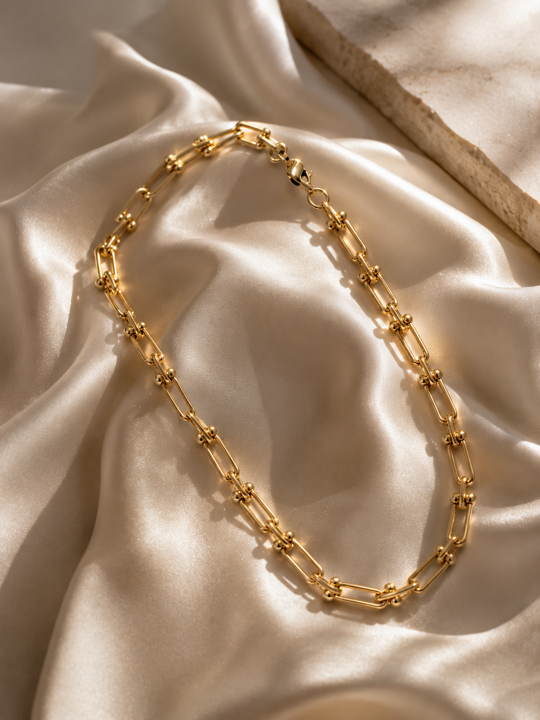 Arc Link Chain Necklace