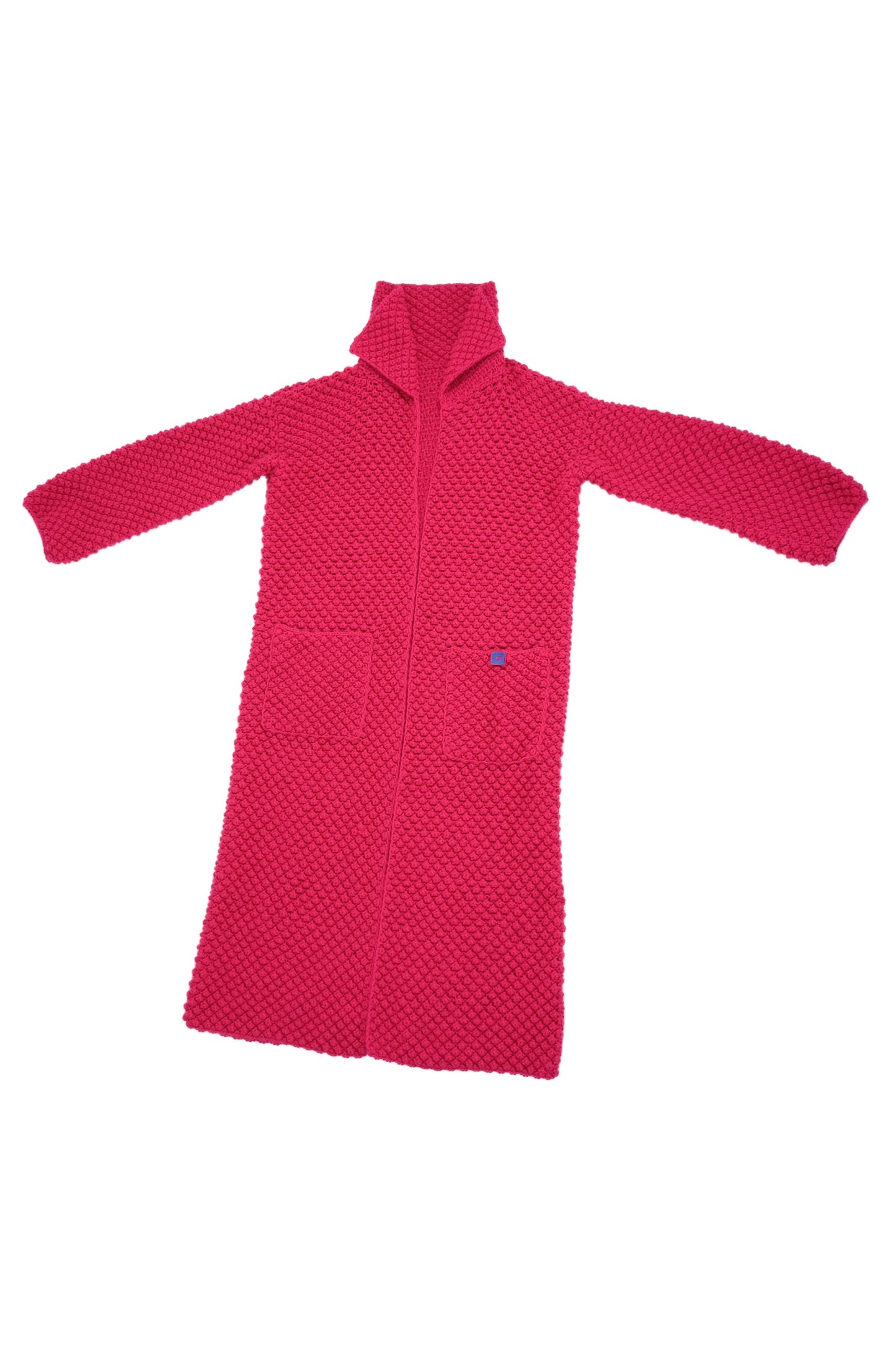 Handmade Cardigan Mohair red