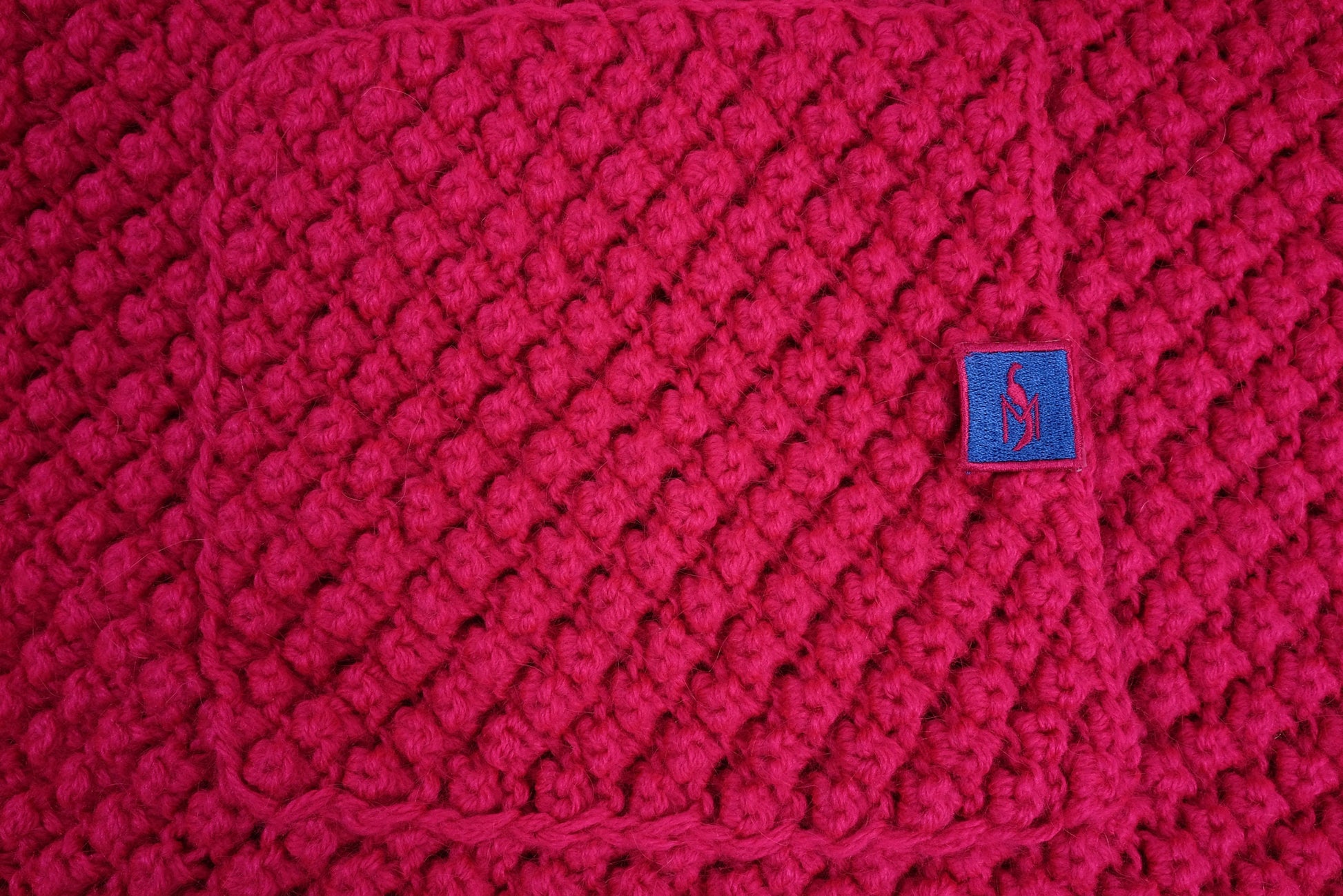 Handmade Cardigan Mohair red