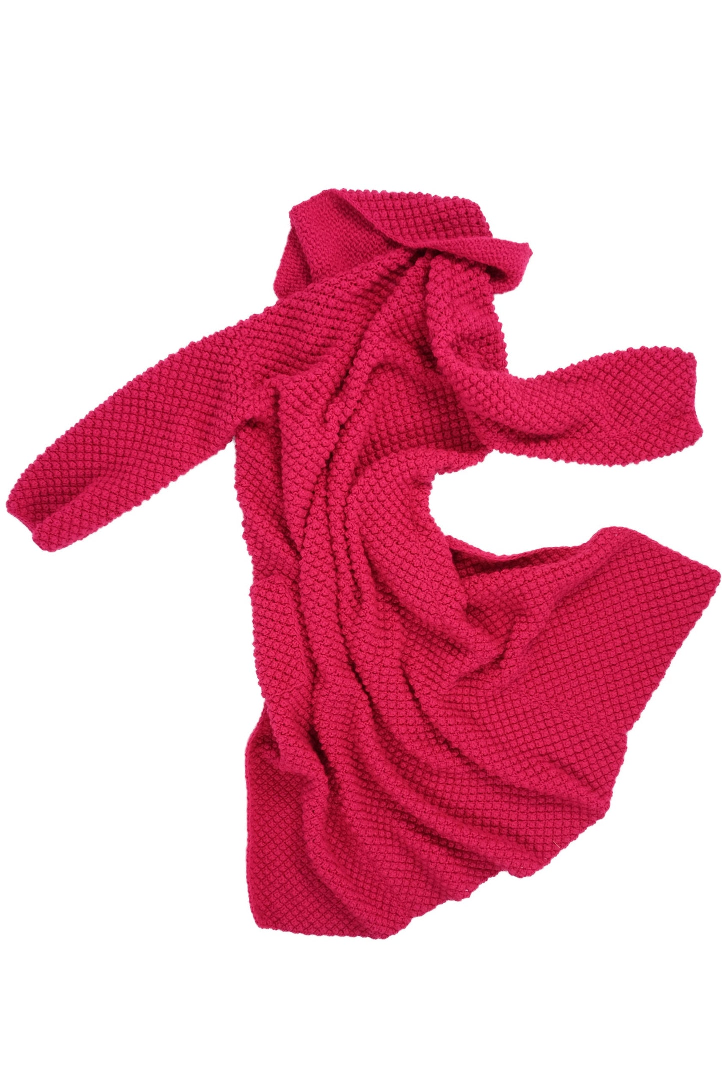 Handmade Cardigan Mohair red
