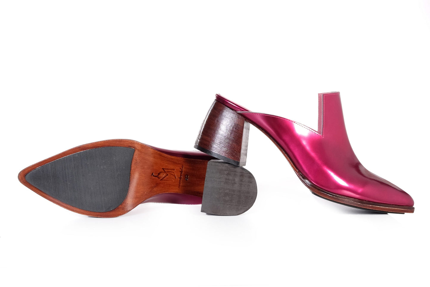 Handmade Mules Pink