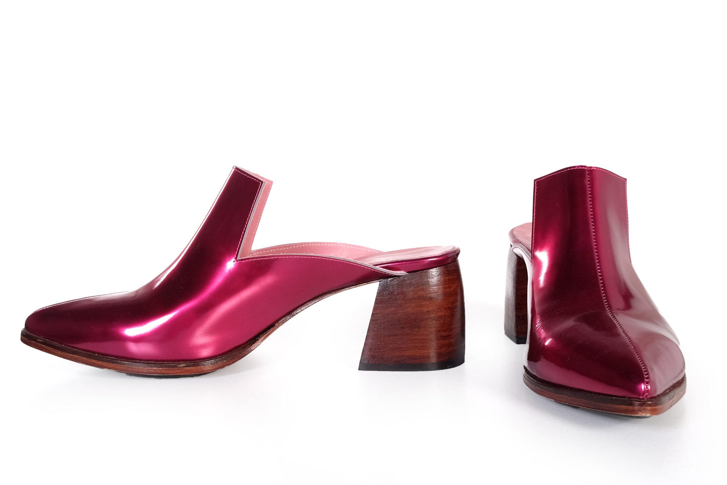 Handmade Mules Pink