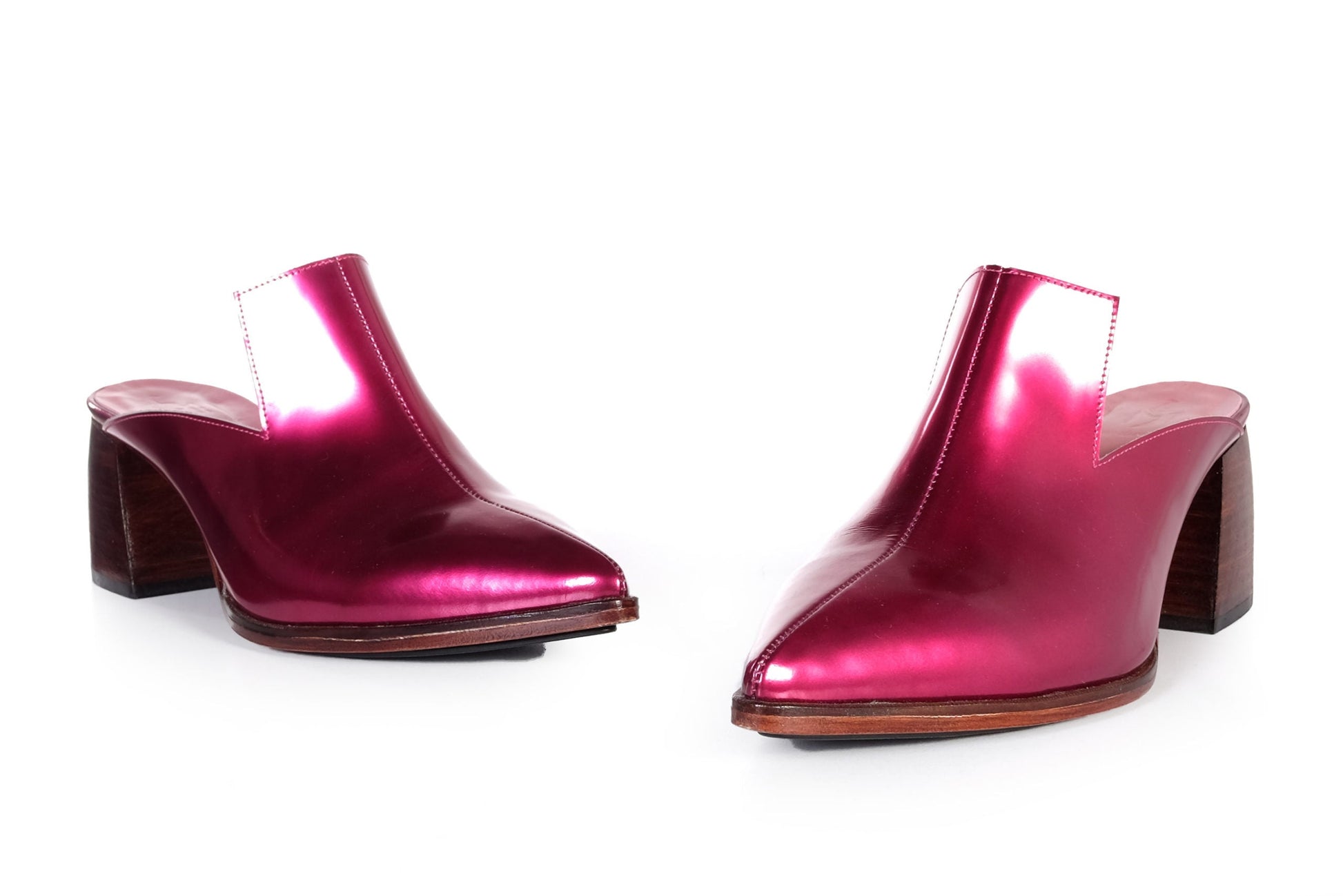 Handmade Mules Pink