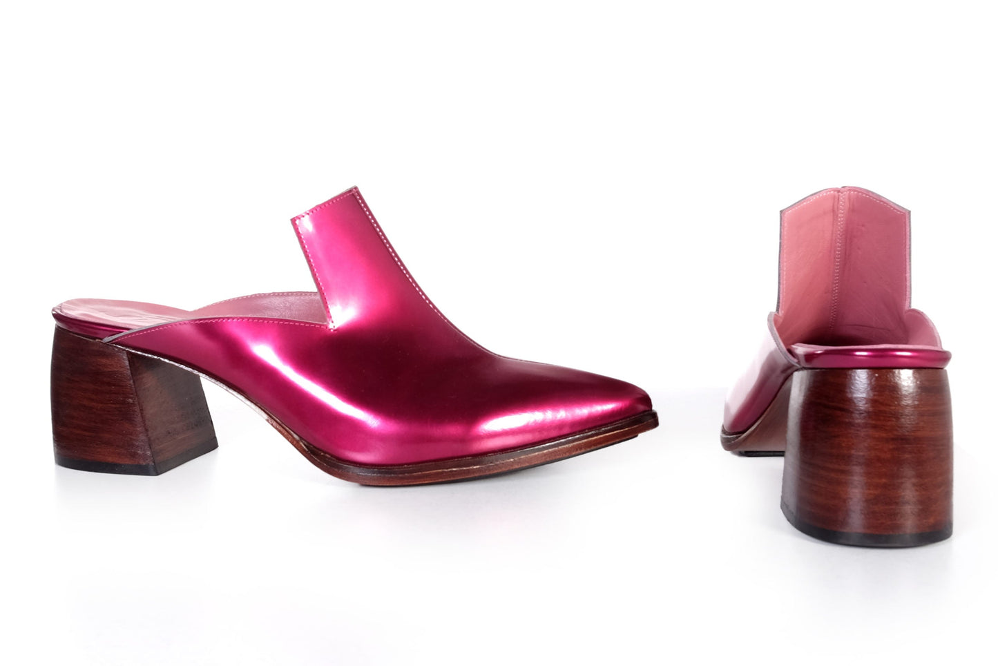 Handmade Mules Pink