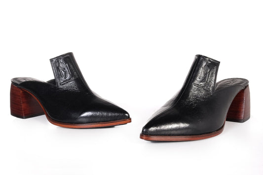Handmade Slippers Black