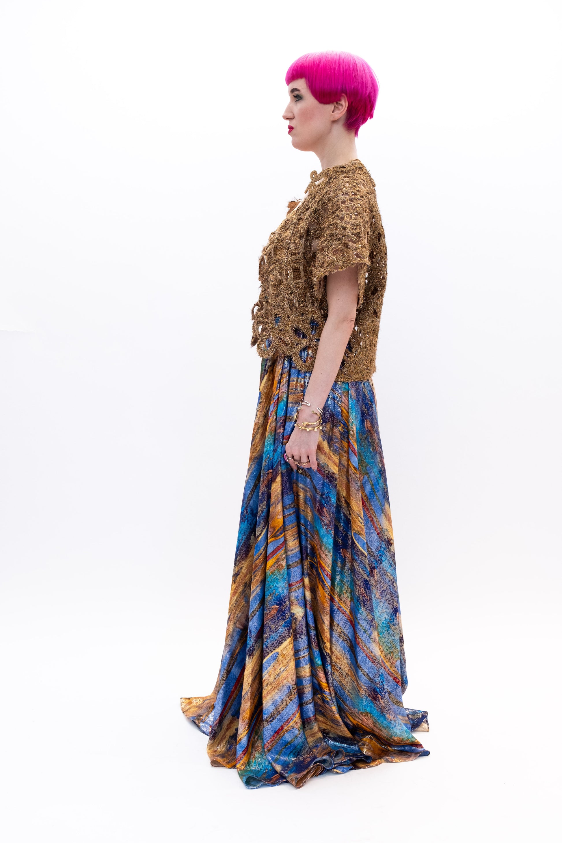 Set skirt, top, jacket Runway Paris