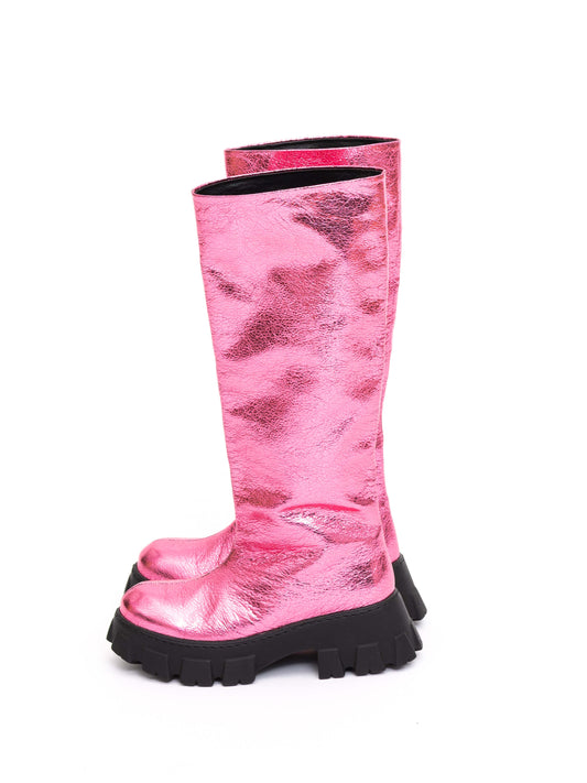 Handmade Boots Pink