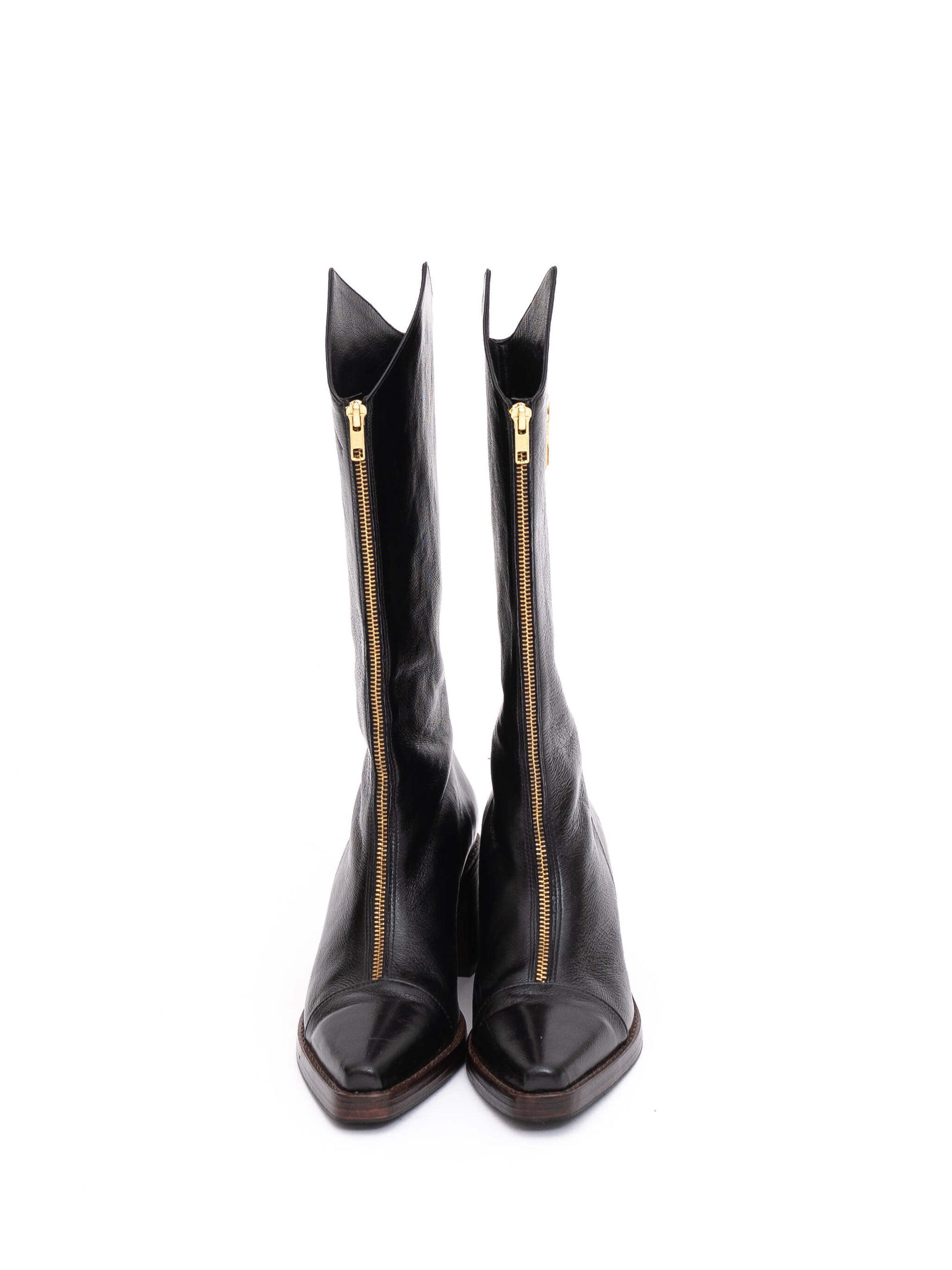 Handmade Boots Black Logo