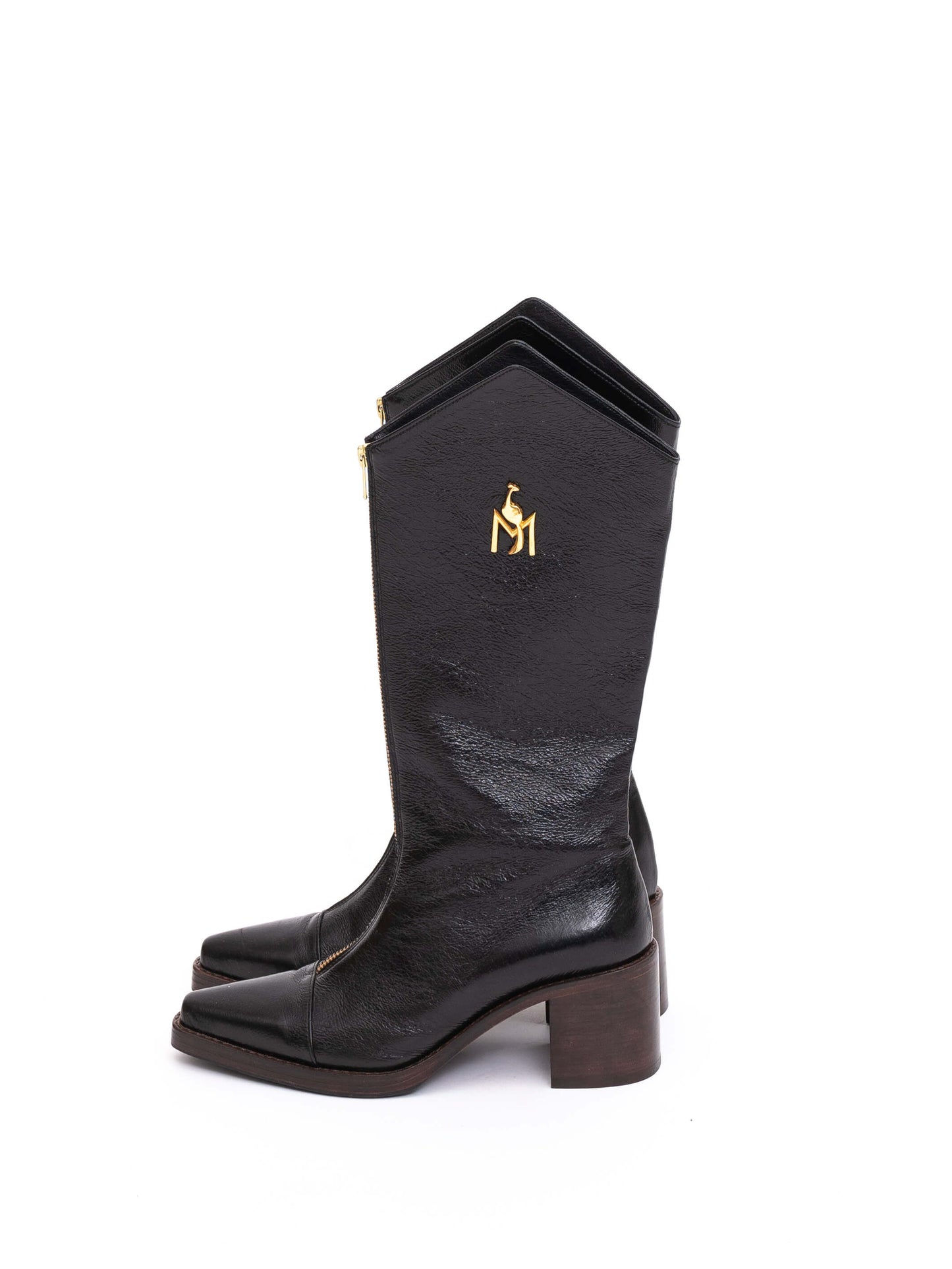 Handmade Boots Black Logo