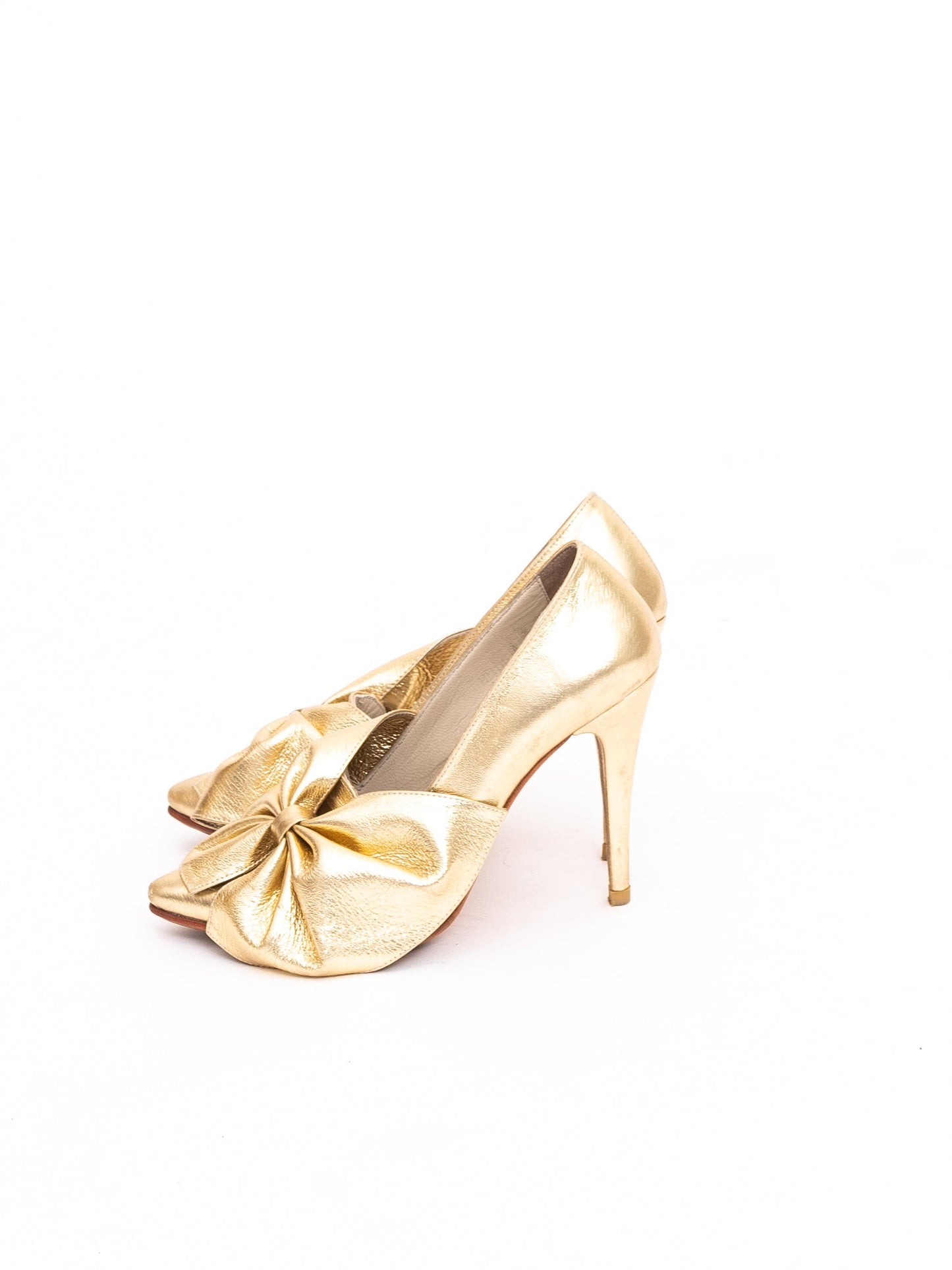 Handmade Pumps Gold