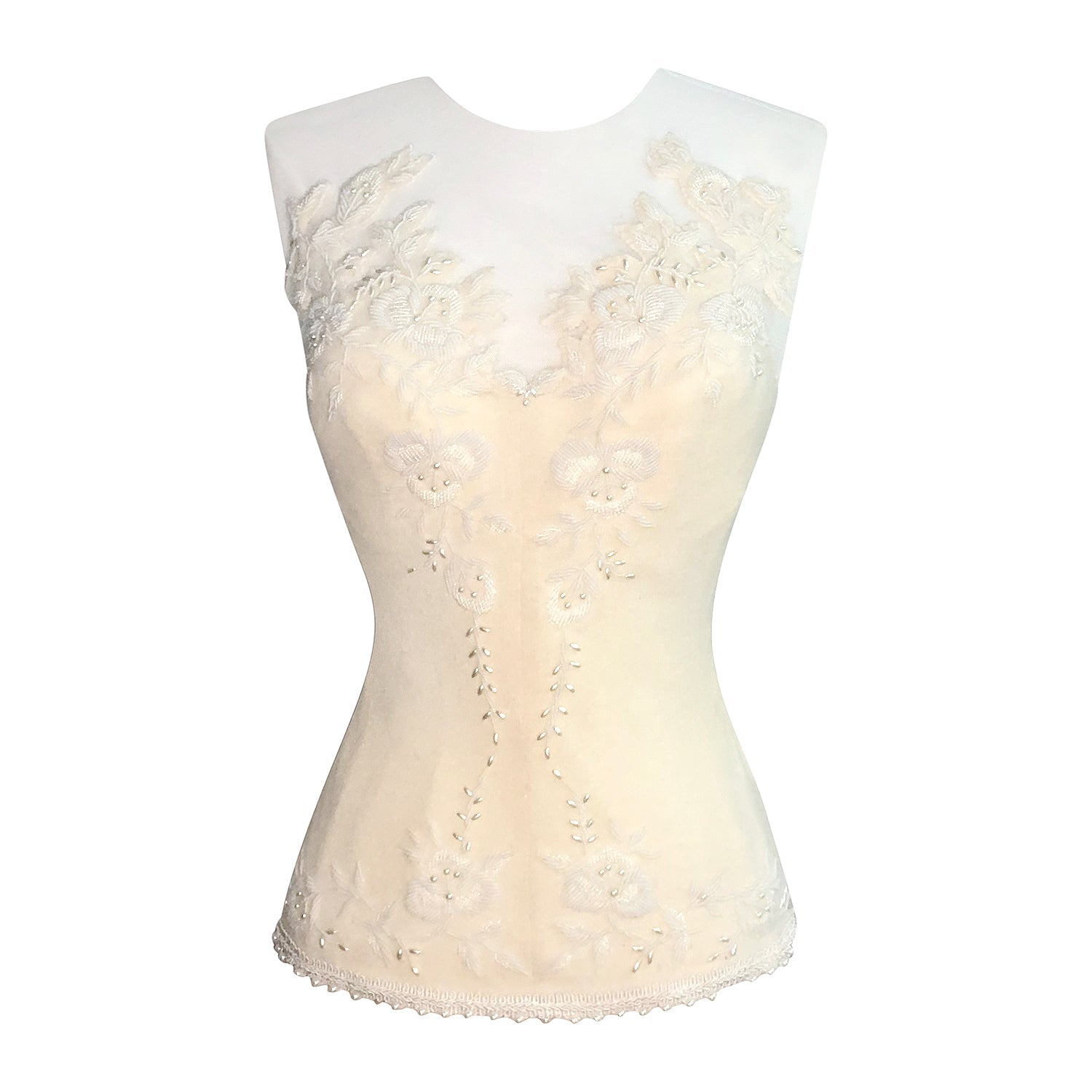 Dorothy Bustier – Vintage Beaded Wool