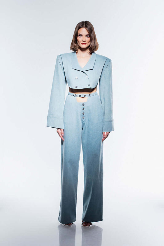 JENDUE Stormbringer Denim Jean Wide Leg