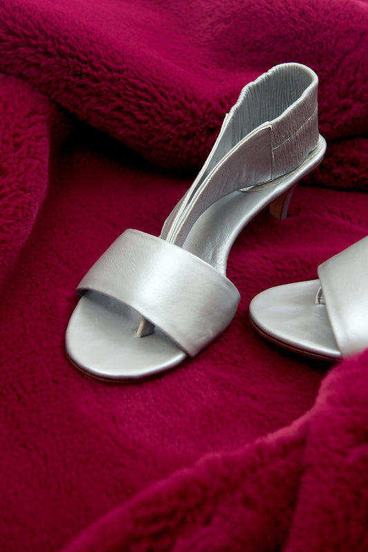 Handmade Sandals Silver
