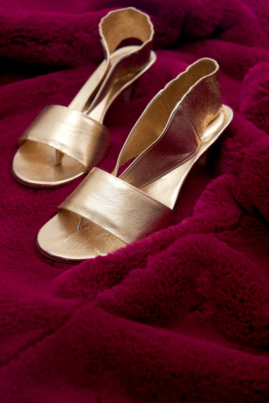 Handmade Sandals Gold
