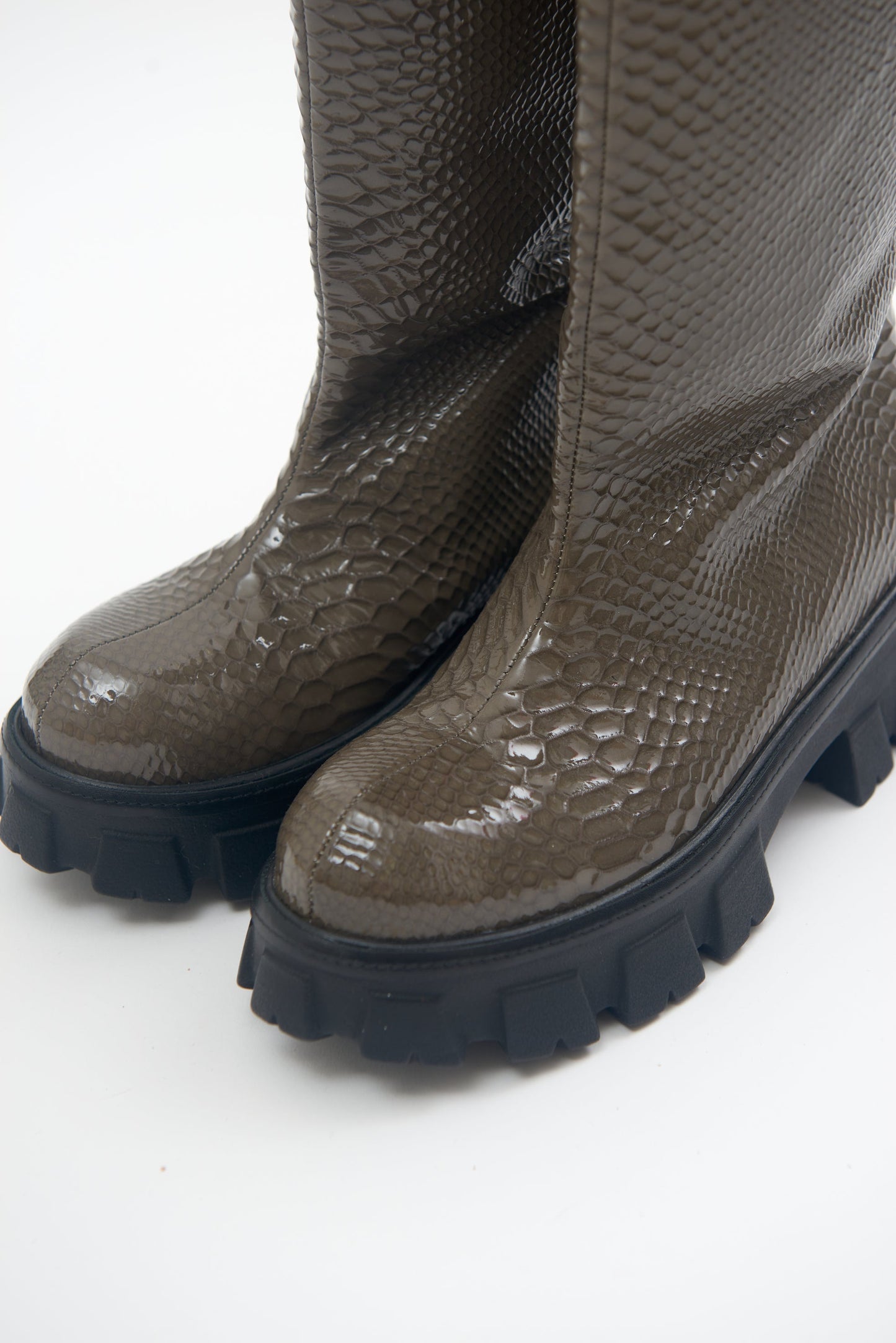 Handmade Boots Embossed
