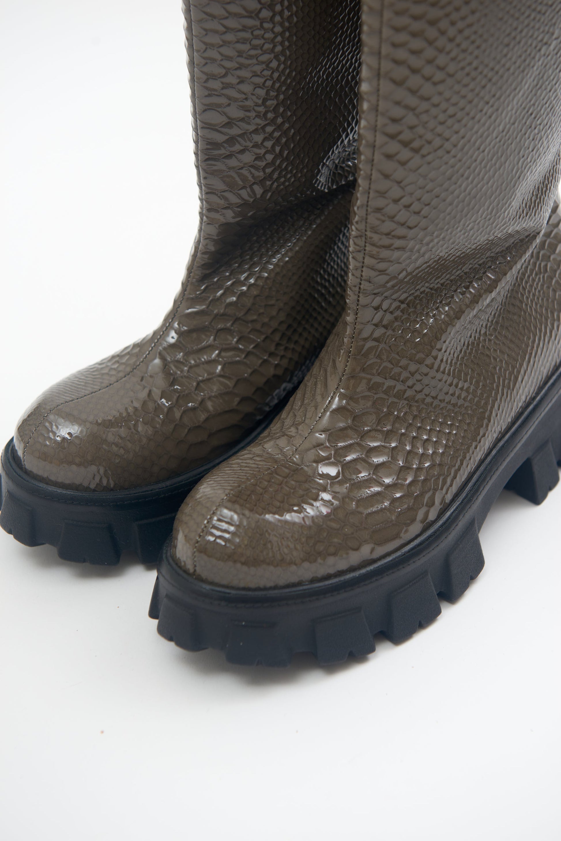 Handmade Boots Embossed