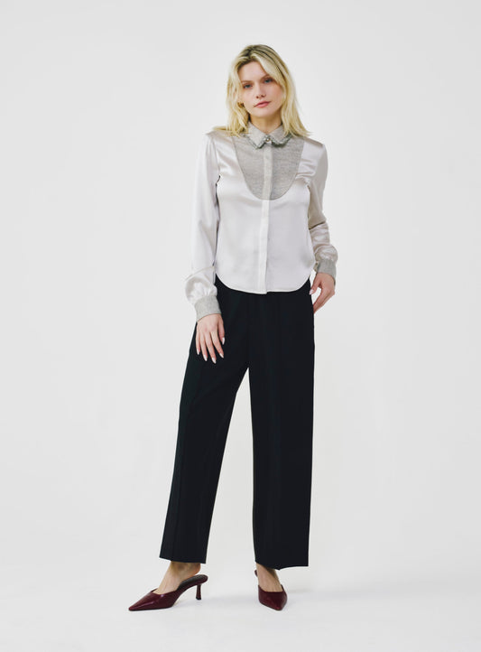 Fancy Tweed Button Up Shirt