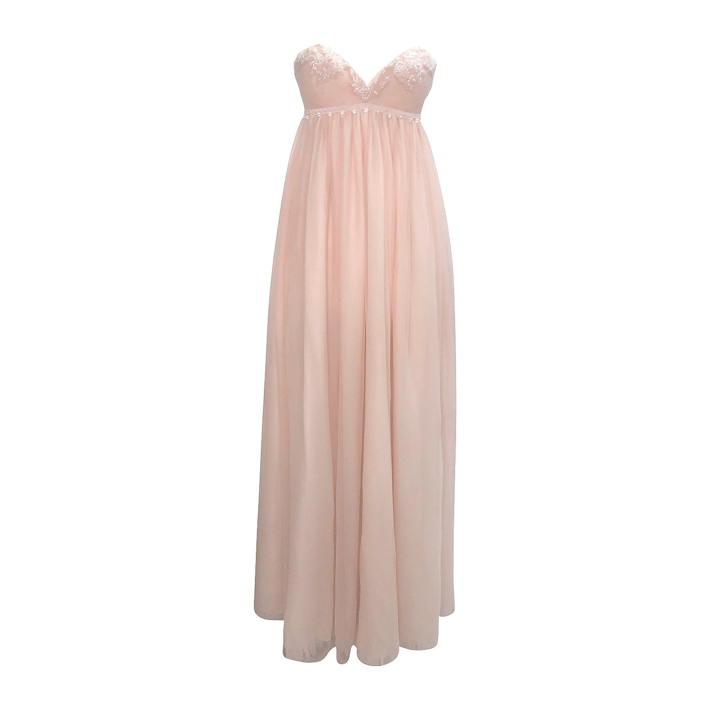Guinevere Blush Empire Gown