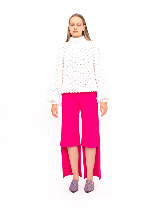 Handmade Pullover White