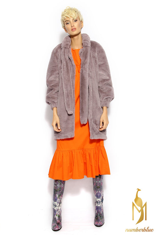 Jacke aus Kunstpelz