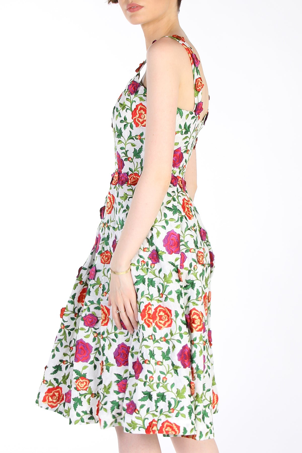 Dress Flower Embroidery
