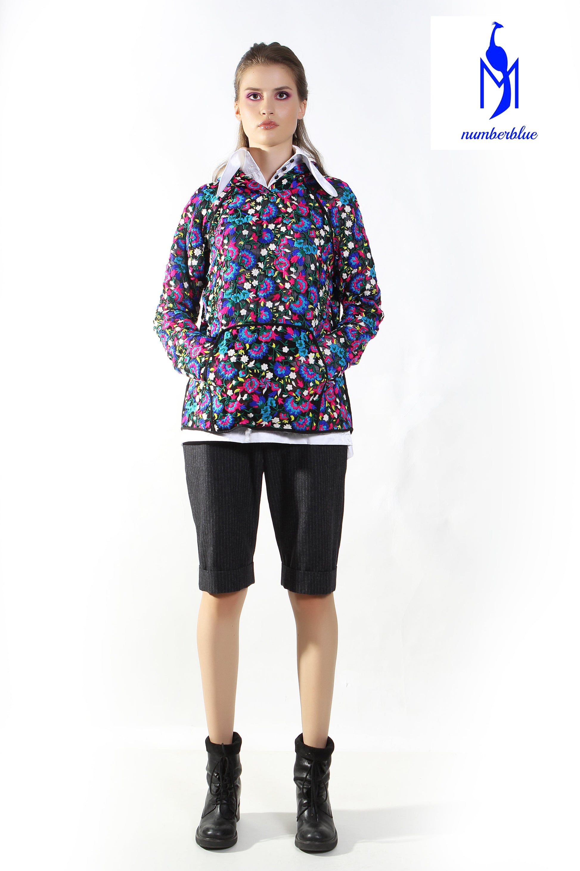 Shorts aus Schurwolle