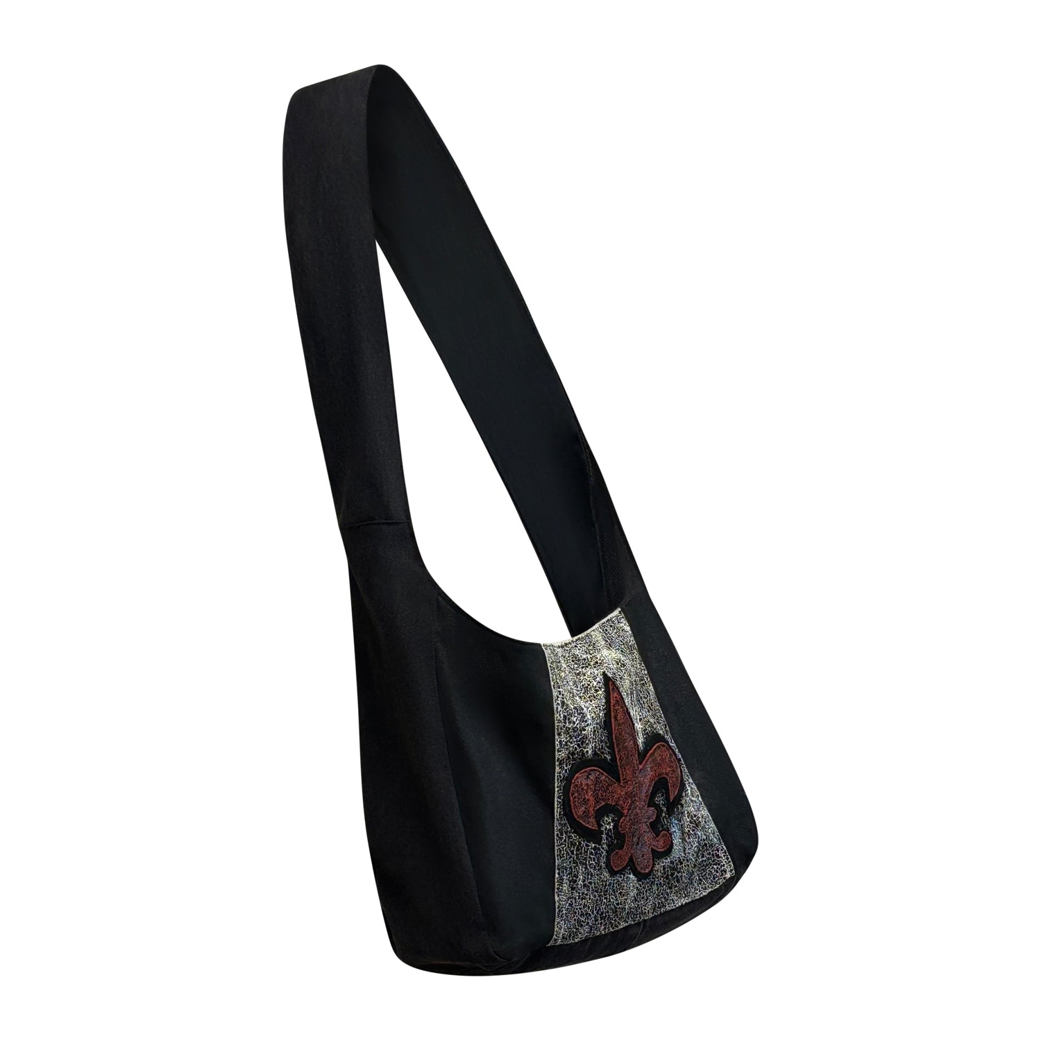 Fleur Mini Tote – Upcycled Denim & Leather Crossbody