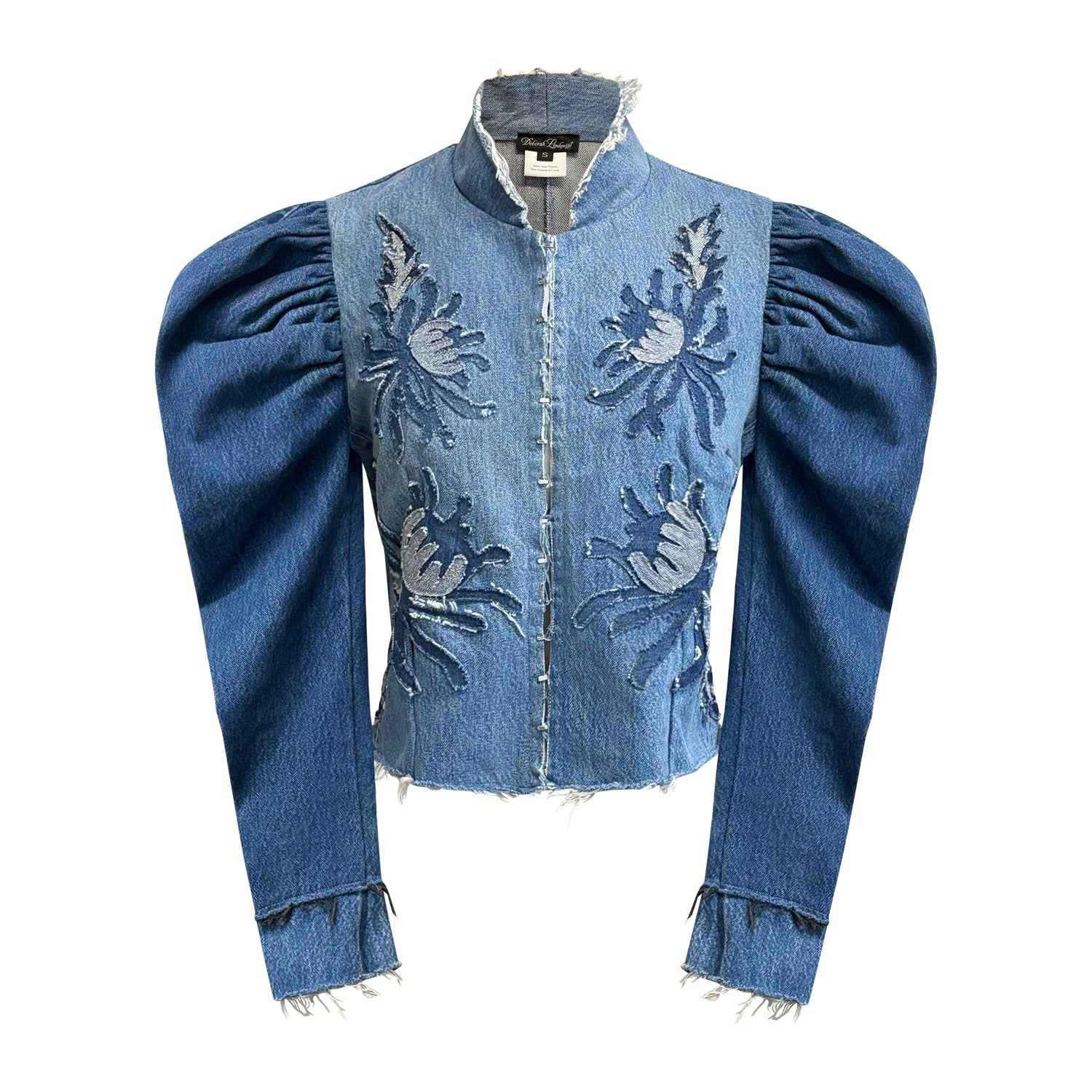 Emma Jacket- Blue Chrysanthemum