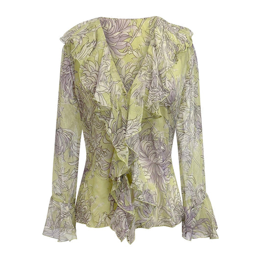 Chryssa  Flounce Blouse