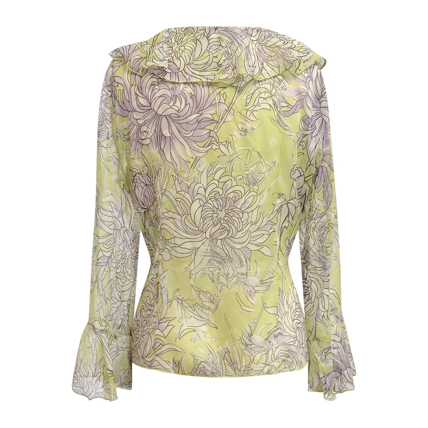 Chryssa  Flounce Blouse
