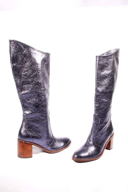 Handmade Boots Metallic