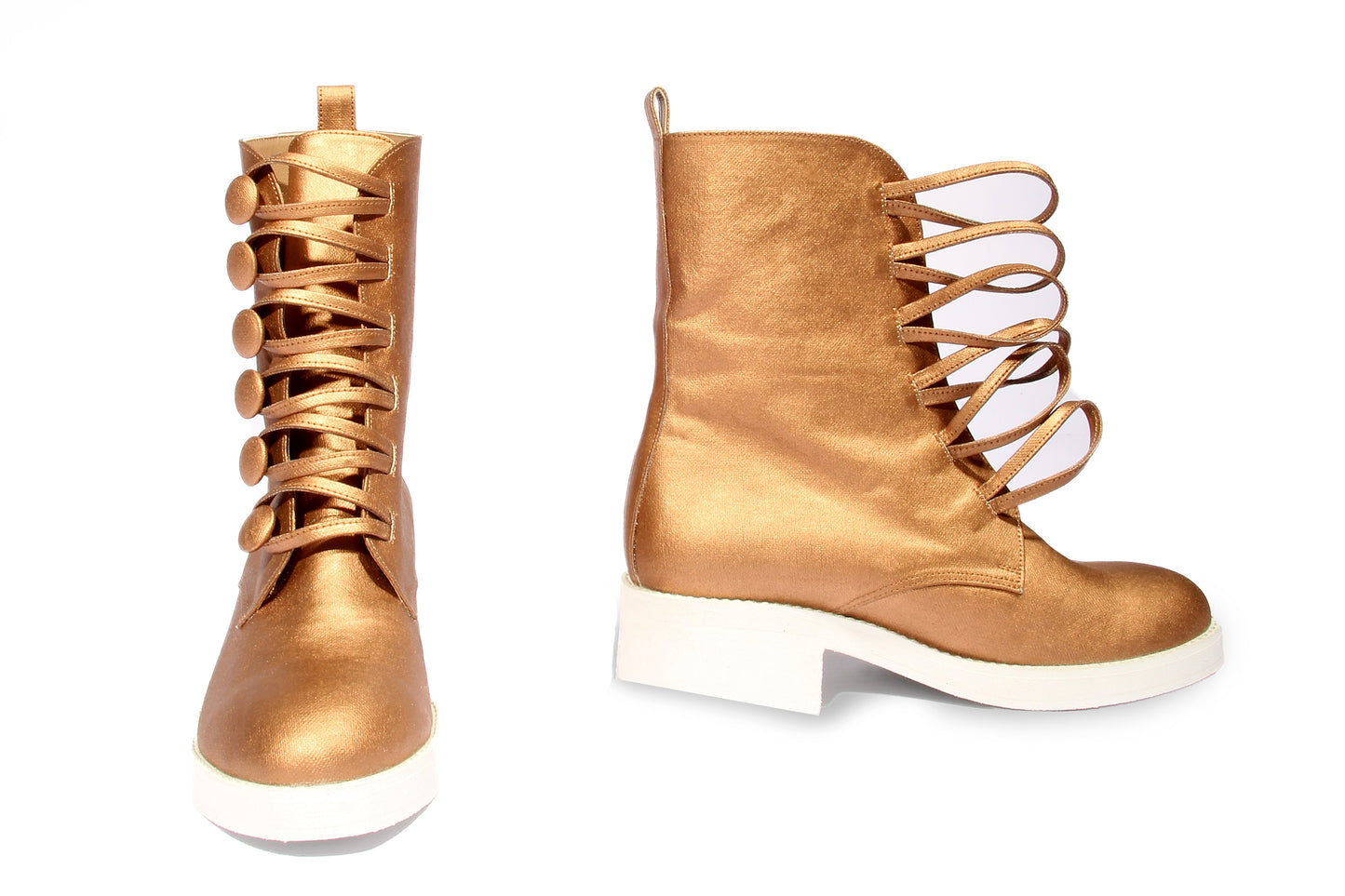 Handmade Ankle Boots Copper