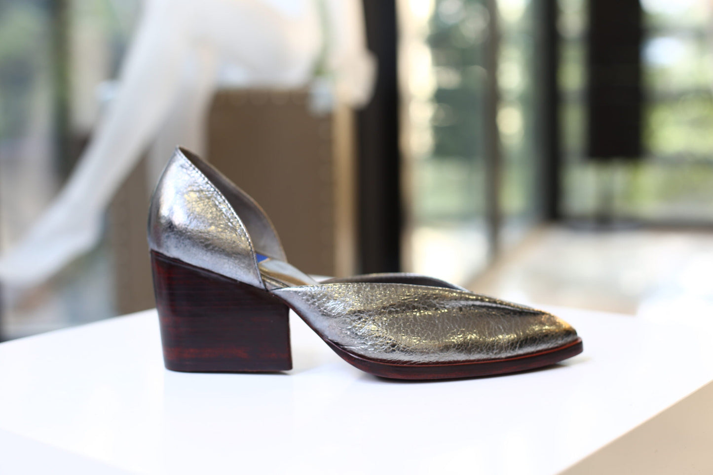 Handmade Slippers Silver