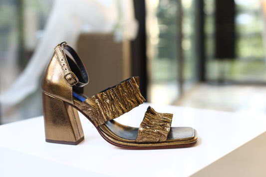 Handmade Sandals Antique Gold