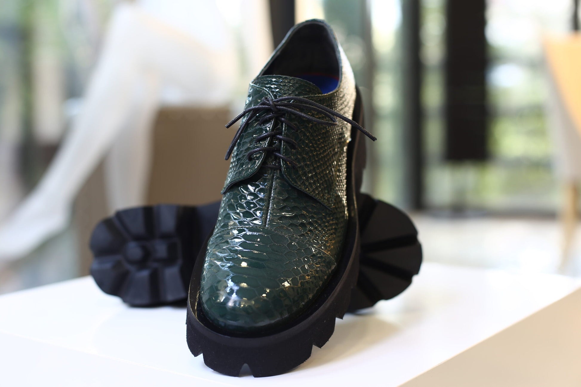 Handmade Derby Dark Green