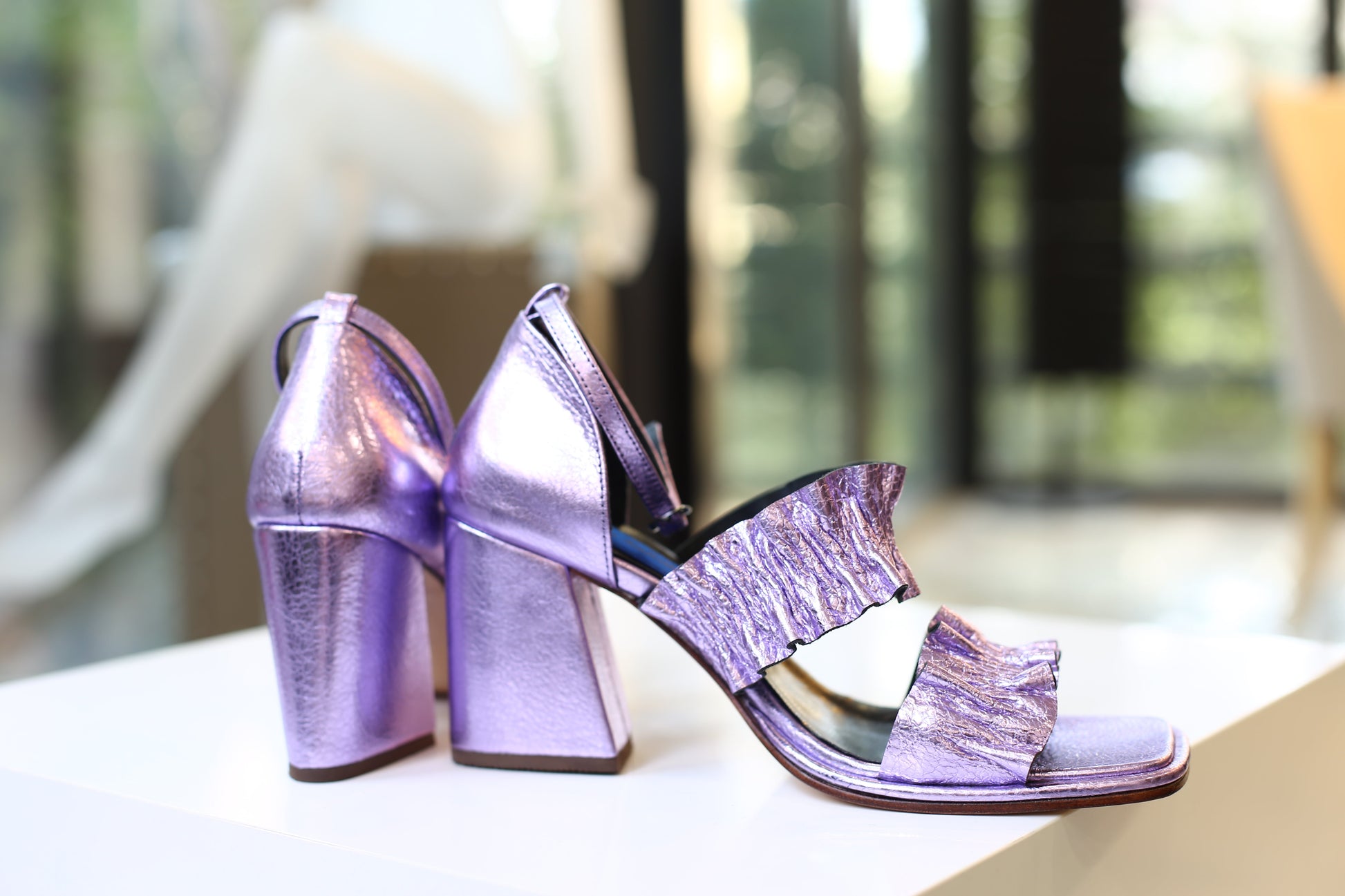 Handmade Sandals Purple