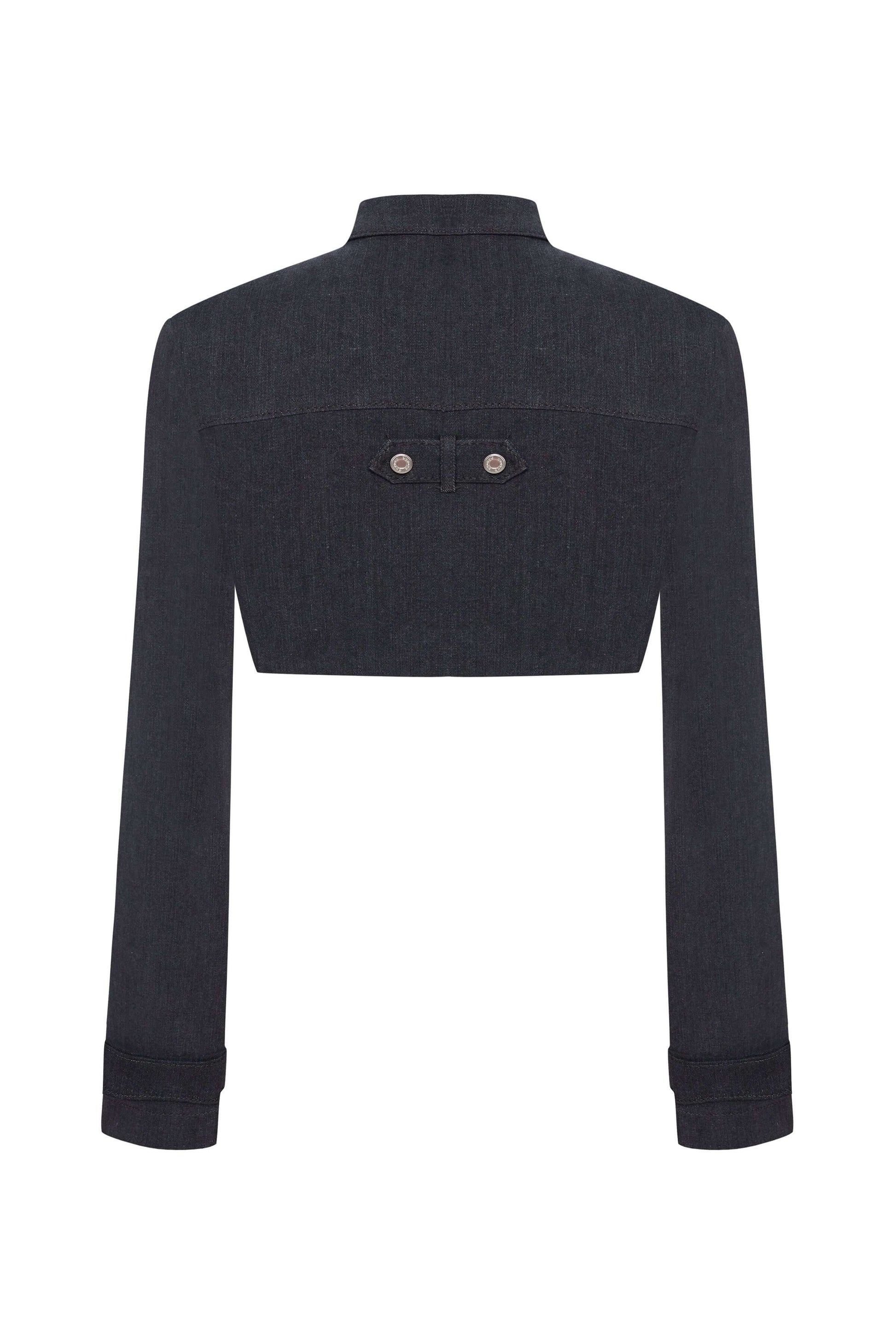 JENDUE Dark Dreams Denim Jacket - Cropped & Stylish