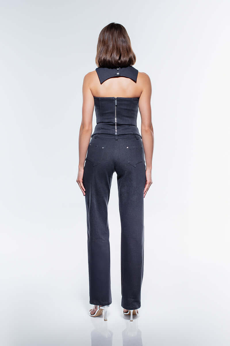 JENDUE Elie Corset Top - Chic and Modern